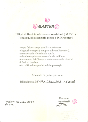 Master Fiori di Bach