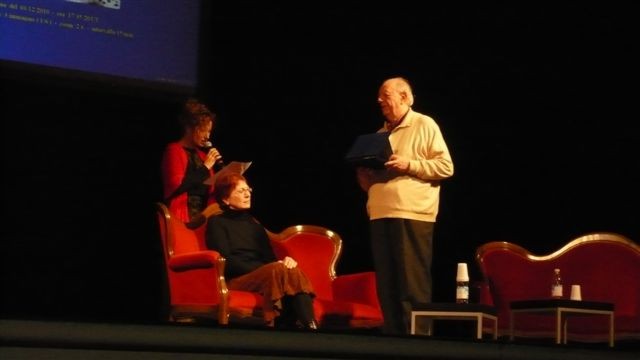 Mirandola 17.12.2010 con Dario Fo