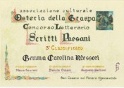 Attestato 'Scritti Paesani'.