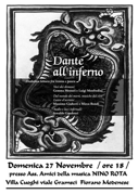 Manifesto 'Dante all'Inferno'